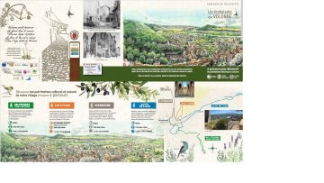 Randonnée autour des 4 écobalades autour du patrimoine bâti et naturel avec le Géoparc Unesco