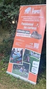Exposition et présentation du Mammouth de Saint-Prest