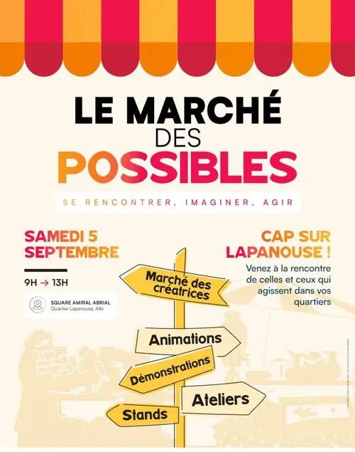 Le Marché des possibles à Lapanouse : se rencontrer, imaginer, agir