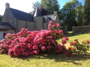 Visite des extérieurs et des jardins - Manoir Le Lézard