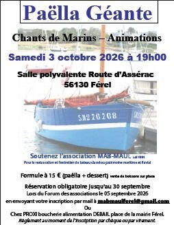 Soirée paëlla et chants de marins