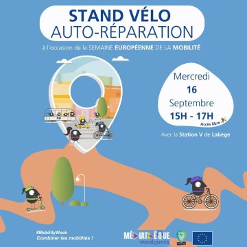 Stand d’auto-réparation de vélo