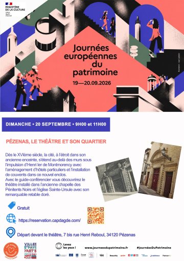Visite commentée : Pézenas, le théâtre et son quartier