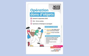 Opération dons d’objets