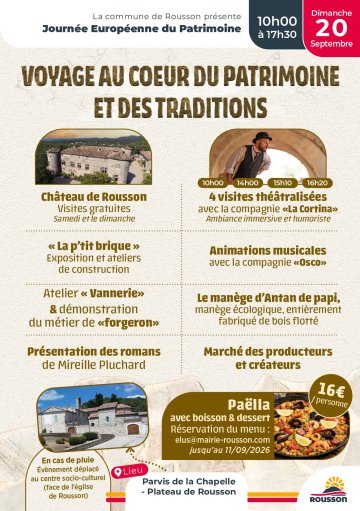 Journées Européennes du Patrimoine à Rousson