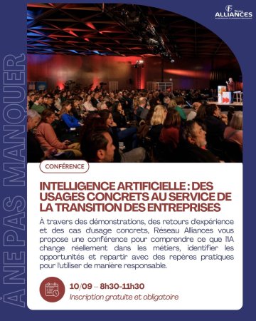 IA, métiers et RSE : comment concilier innovation et responsabilité ? | 10 septembre