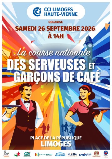 Course des serveuses et garçons de café