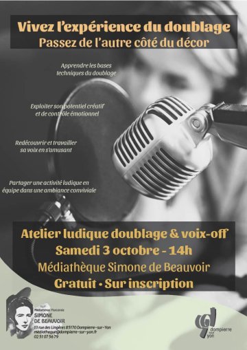 Atelier doublage et voix off