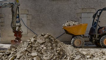 Visite du chantier de réhabilitation de la maison Jacques Copeau