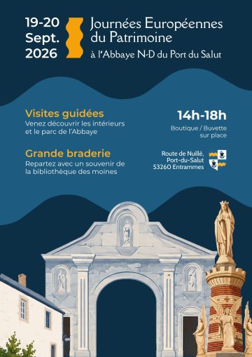 Braderie de livres à l'abbaye du Port du Salut