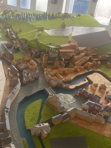 Visite de la maquette de Chailland