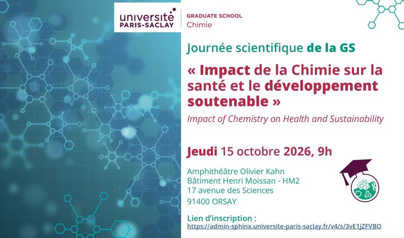 Journée scientifique de la GS Chimie
