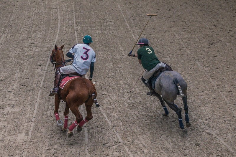 Démonstration de polo au Pôle International du Cheval Longines - Deauville