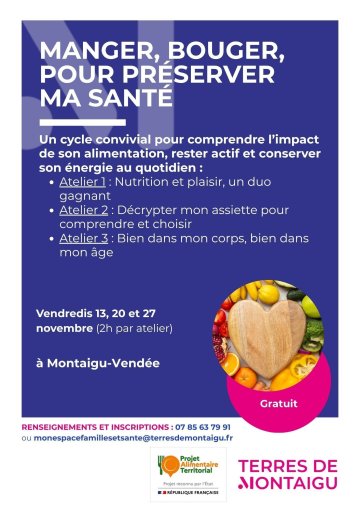 Manger, bouger pour préserver ma santé