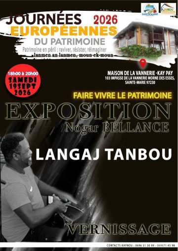 JOURNÉES EUROPÉNNES DU PATRIMOINE EXPOSITION NOGAR BELLANCE