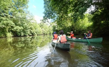 Visite de la Maine en canoë