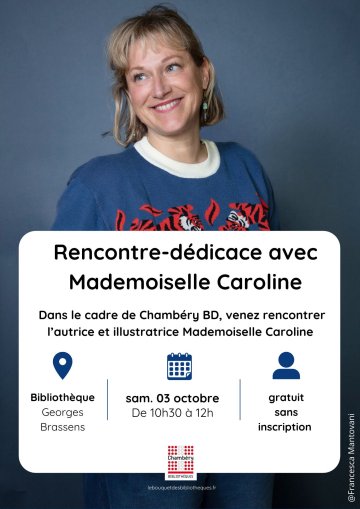 Rencontre avec l'autrice illustratrice Mademoiselle Caroline