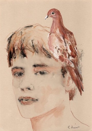 Exposition « Les âmes écloses », Edi Dubien
