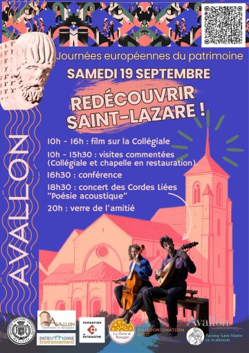 Projection en avant-première du film sur la Collégiale Saint-Lazare d'Avallon, entre Ciel et Terre