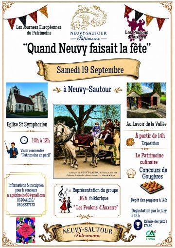 Quand Neuvy-Sautour faisait la fête et son patrimoine en péril