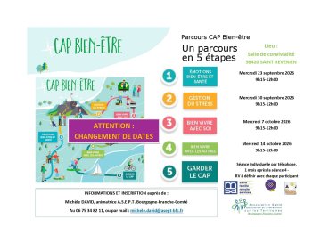 Parcours Cap Bien-Etre à Saint Révérien (58)
