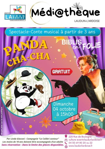 Spectacle - conte musical "PANDA CHA-CHA"