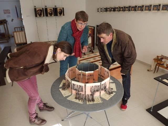 Tapisserie sur métier de basse lice: visitez l'atelier.