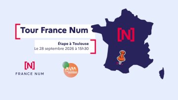 Le Tour France Num fait étape à Toulouse à La Mêlée Numérique le 28 septembre 2026
