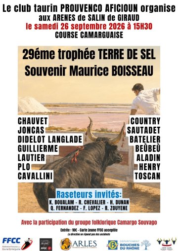 29éme trophée Terre de sel / Souvenir Maurice Boisseau
