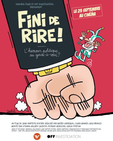"FINI DE RIRE ! L’HUMOUR POLITIQUE AU GARDE À VOUS ?" Avant-première en présence d'Alexandre Buisine
