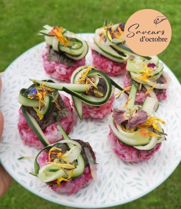 Atelier culinaire - bouchées apéritives végétariennes - Saveurs d'octobre