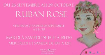 Exposition - Ruban rose