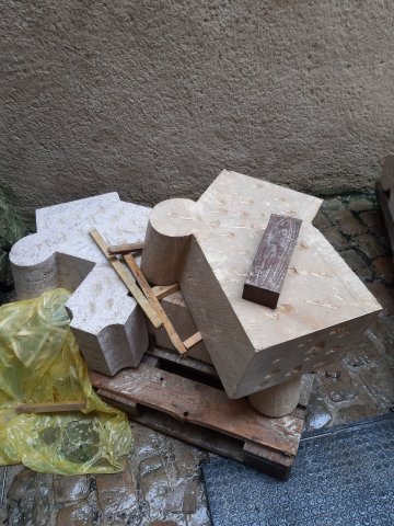 Démonstration de taille de pierre