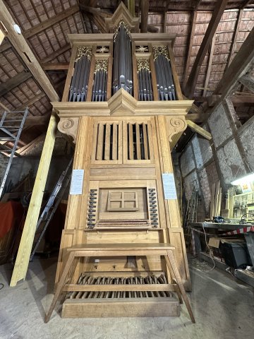 Visite guidée de l'atelier de facteur d'orgues