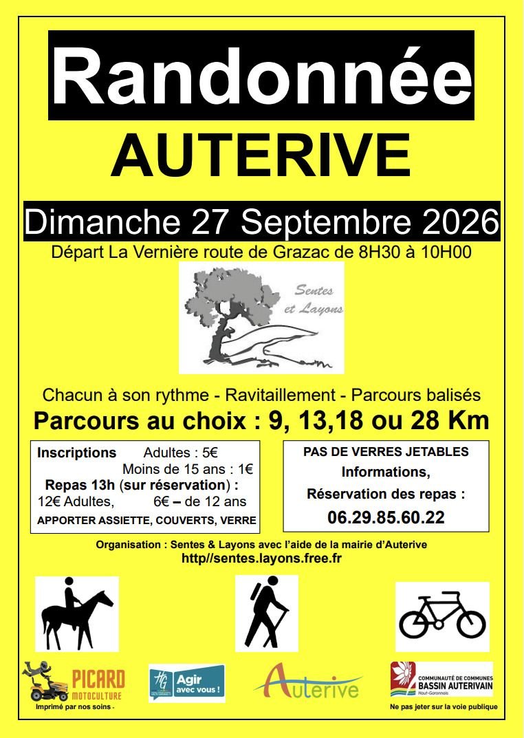 Randonnée Sentes et Layons
