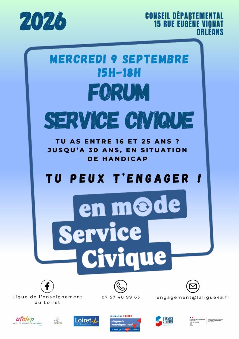 Nouvelle Edition du Forum Service Civique