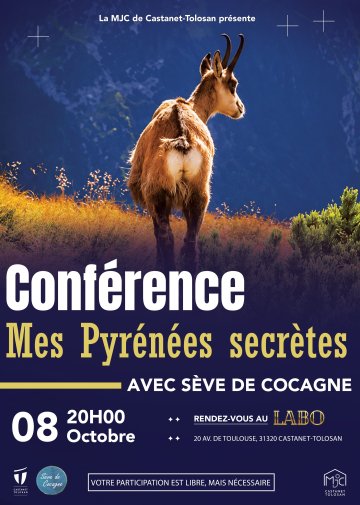 Conférence "Mes Pyrénées secrètes"