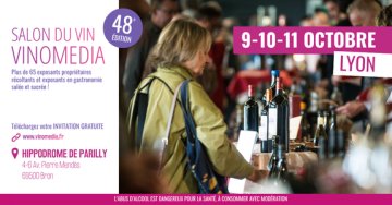Vinomedia 2026 : trois jours de découvertes, de rencontres et de plaisirs viticoles aux portes de Lyon