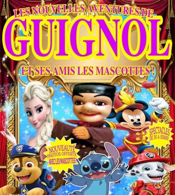 Les Nouvelles Aventures de Guignol et ses amis les mascottes à Draguignan !