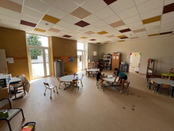 Visite de l'école Saint-Joseph à Abbaretz - Rénovée en 2025-2026 - Matériaux écologiques