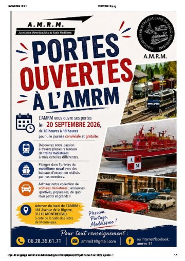 Présentation des activités de l’association AMRM