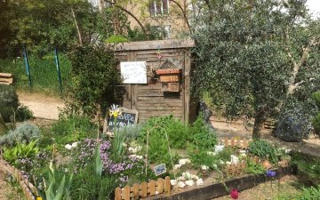 Fête des Jardins, atelier thématique : l'Eveil des Cinq sens au Jardin partagé de l'Aqueduc