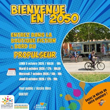 Bienvenue en 2050 : Entrez dans la boutique fiction à bord du "Propulseur"