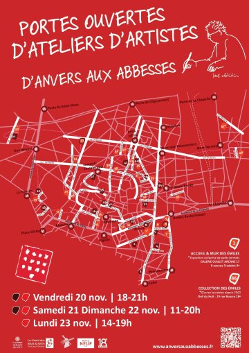Plongée dans les ateliers des artistes d'Anvers aux Abbesses