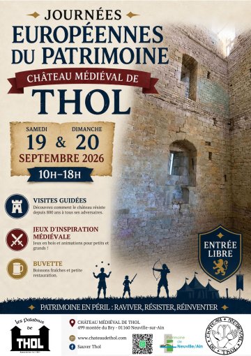 Le château médiéval de Thol dévoile les coulisses de sa sauvegarde !