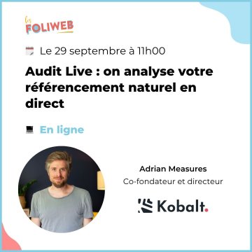 Audit Live : on analyse votre référencement naturel en direct