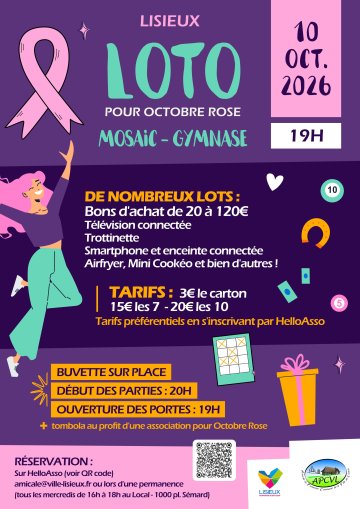 Loto - Octobre Rose