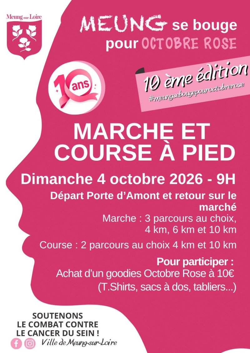 OCTOBRE ROSE / MARCHE & COURSE