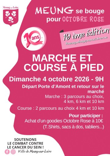 OCTOBRE ROSE / MARCHE & COURSE