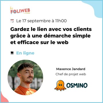 Gardez le lien avec vos clients grâce à une démarche simple et efficace sur le web